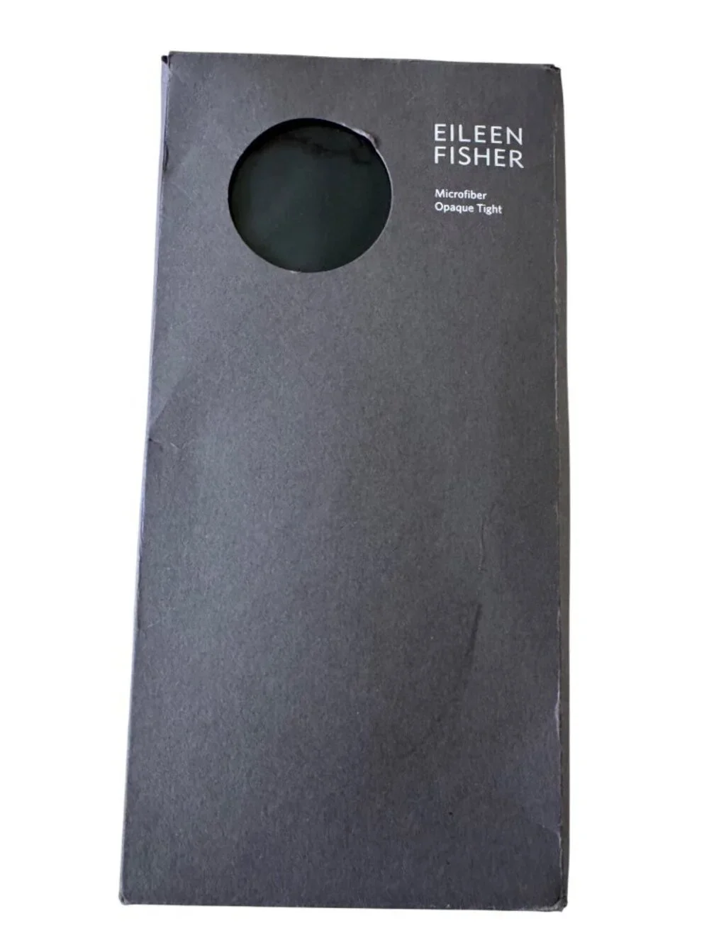 Eileen Fisher M/ L Microfiber Opaque Tight Black NWB